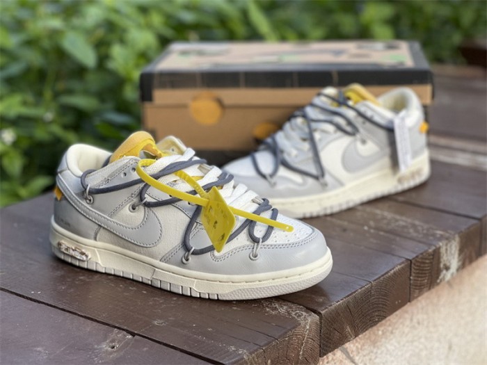 Authentic OFF-WHITE x Nike Dunk Low “The 50” DM1602 105