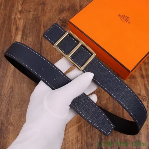 Super Perfect Quality Hermes Belts(100% Genuine Leather,Reversible Steel Buckle)-963