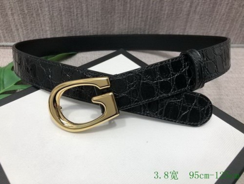Super Perfect Quality G Belts(100% Genuine Leather,steel Buckle)-3003