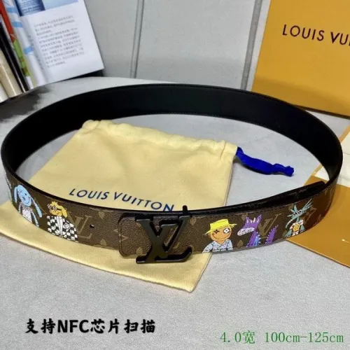 Super Perfect Quality LV Belts(100% Genuine Leather Steel Buckle)-2992