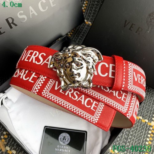 Super Perfect Quality Versace Belts(100% Genuine Leather,Steel Buckle)-010