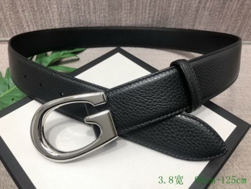 Super Perfect Quality G Belts(100% Genuine Leather,steel Buckle)-3006
