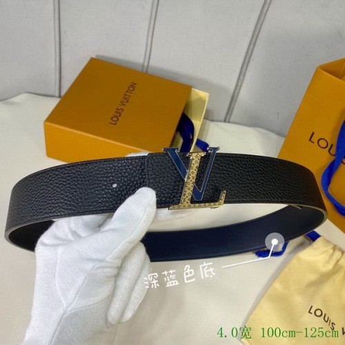 Super Perfect Quality LV Belts(100% Genuine Leather Steel Buckle)-2905