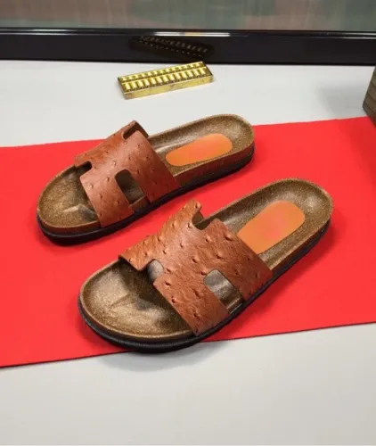 Hermes men slippers AAA-118(38-44)