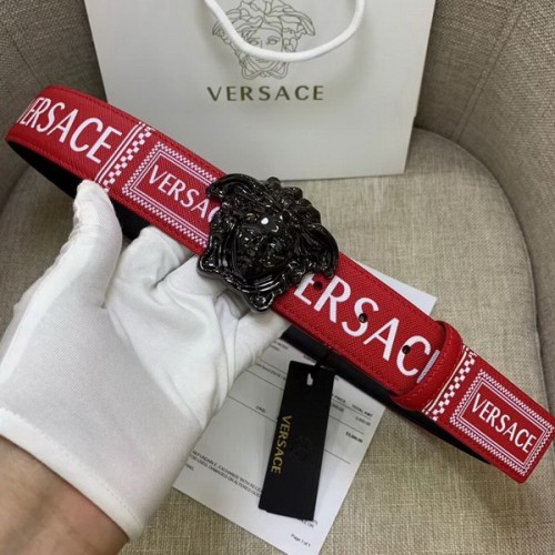 Super Perfect Quality Versace Belts(100% Genuine Leather,Steel Buckle)-652