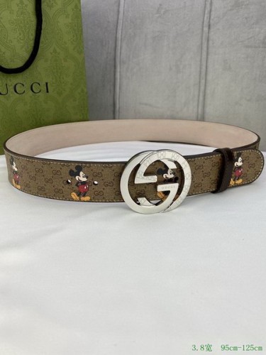 Super Perfect Quality G Belts(100% Genuine Leather,steel Buckle)-2956