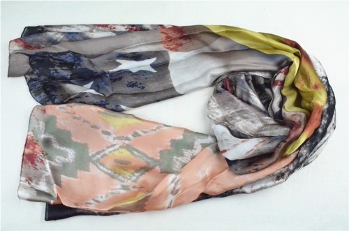 CHAL Silk Scarf AAA-136