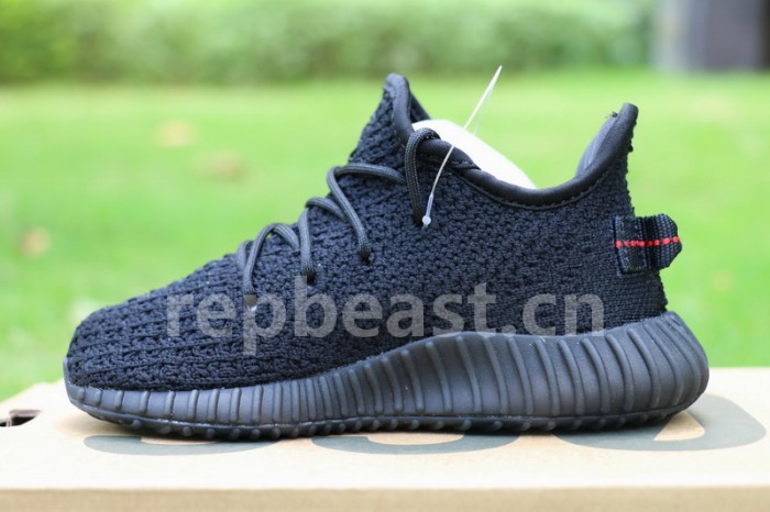 Authentic Yeezy 350 Boost Infant “Black Red”