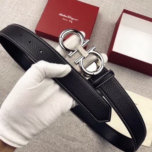 Super Perfect Quality Ferragamo Belts(100% Genuine Leather,steel Buckle)-900