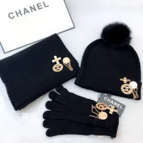 CHAL Wool Cap Scarf AAA-097
