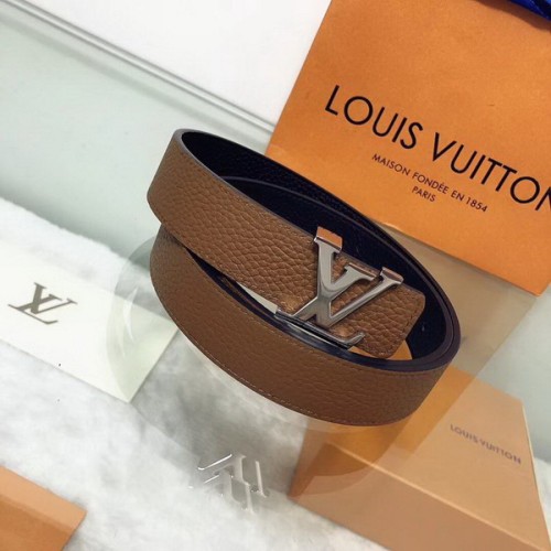 Super Perfect Quality LV women Belts(100% Genuine Leather,Steel Buckle)-190