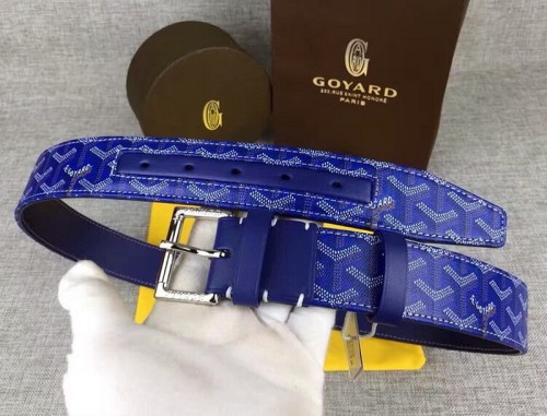 Super Perfect Quality Goyard Belts(100% Genuine Leather,steel Buckle)-006