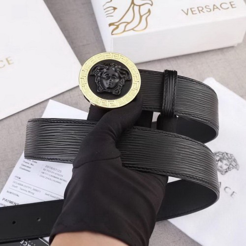Super Perfect Quality Versace Belts(100% Genuine Leather,Steel Buckle)-657