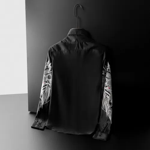 Versace long sleeve shirt men-027(M-XXXXL)