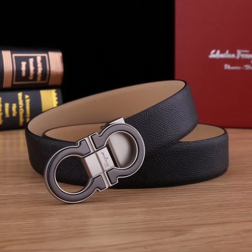 Super Perfect Quality Ferragamo Belts(100% Genuine Leather,steel Buckle)-925