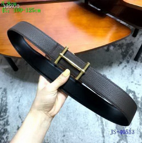 Super Perfect Quality Hermes Belts(100% Genuine Leather,Reversible Steel Buckle)-740