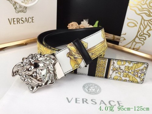 Super Perfect Quality Versace Belts(100% Genuine Leather,Steel Buckle)-463