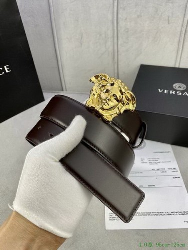 Super Perfect Quality Versace Belts(100% Genuine Leather,Steel Buckle)-545