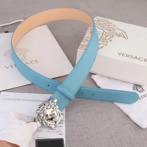 Super Perfect Quality Versace Belts(100% Genuine Leather,Steel Buckle)-339