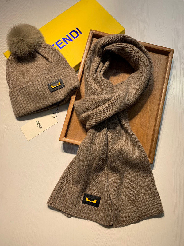 FD Wool Cap Scarf AAA-080