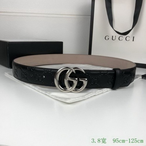 Super Perfect Quality G Belts(100% Genuine Leather,steel Buckle)-3021