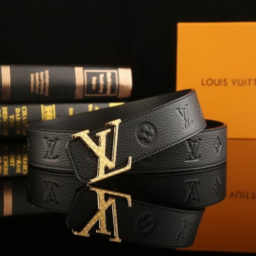 Super Perfect Quality LV Belts(100% Genuine Leather Steel Buckle)-2270