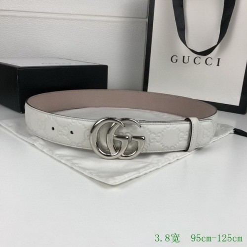 Super Perfect Quality G Belts(100% Genuine Leather,steel Buckle)-3017