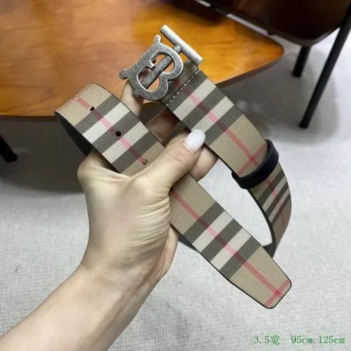 Super Perfect Quality Burberry Belts(100% Genuine Leather,steel buckle)-189