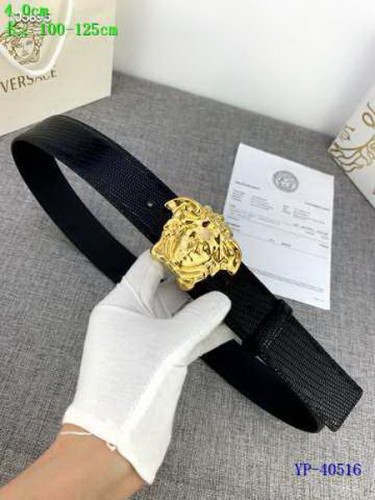 Super Perfect Quality Versace Belts(100% Genuine Leather,Steel Buckle)-377