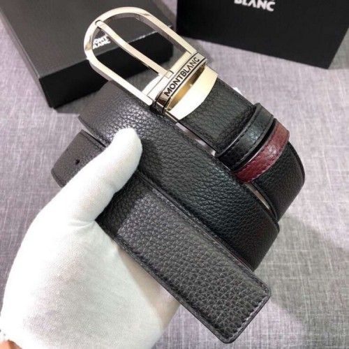 Super Perfect Quality MontBlanc Belts(100% Genuine Leather,steel Buckle)-019