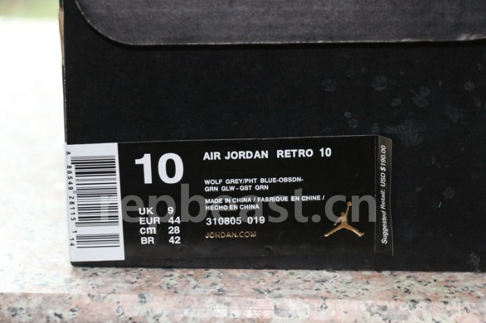 Authentic Air Jordan 10 “Rio”