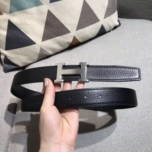 Super Perfect Quality Hermes Belts(100% Genuine Leather,Reversible Steel Buckle)-506
