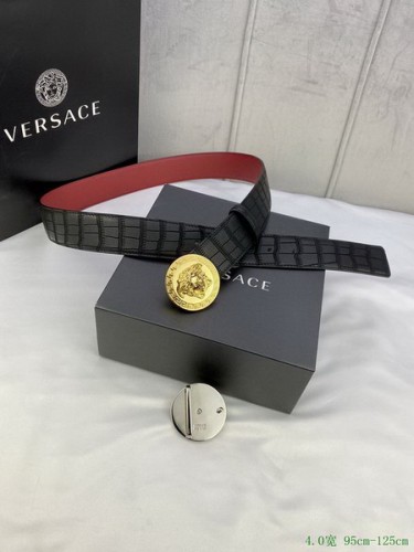 Super Perfect Quality Versace Belts(100% Genuine Leather,Steel Buckle)-508