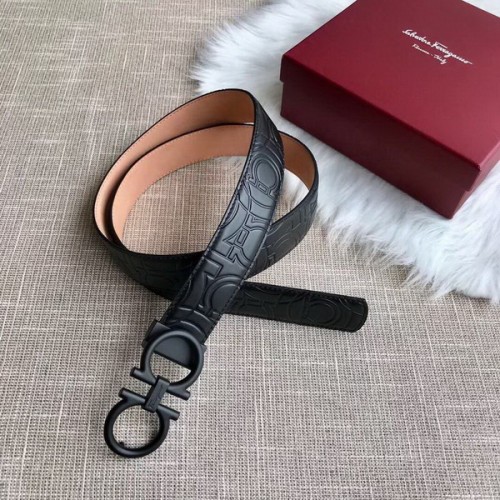 Super Perfect Quality Ferragamo Belts(100% Genuine Leather,steel Buckle)-964