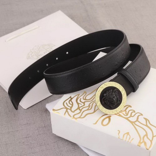 Super Perfect Quality Versace Belts(100% Genuine Leather,Steel Buckle)-624