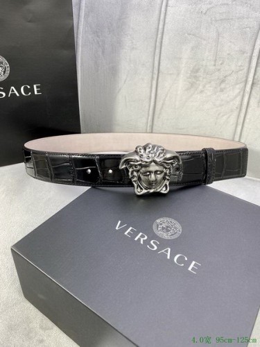 Super Perfect Quality Versace Belts(100% Genuine Leather,Steel Buckle)-536