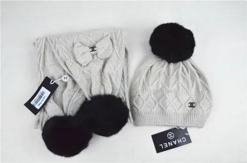 CHAL Wool Cap Scarf AAA-011