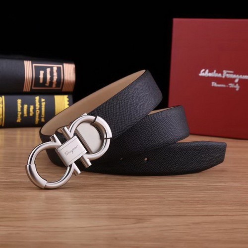 Super Perfect Quality Ferragamo Belts(100% Genuine Leather,steel Buckle)-912