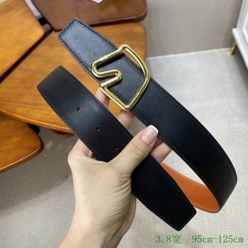 Super Perfect Quality Hermes Belts(100% Genuine Leather,Reversible Steel Buckle)-914