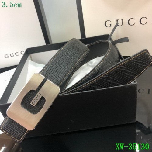 Super Perfect Quality G Belts(100% Genuine Leather,steel Buckle)-2516