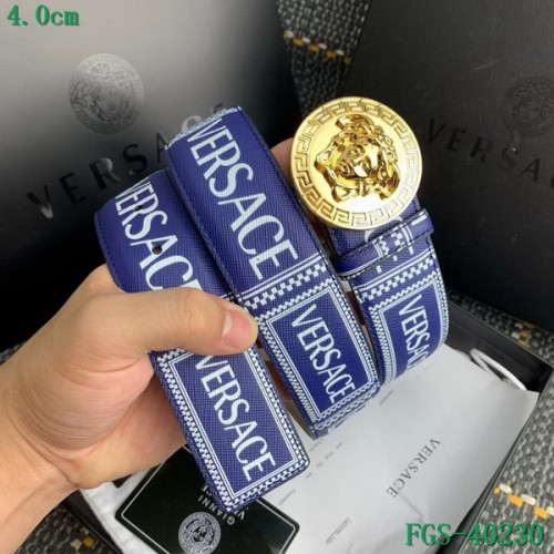Super Perfect Quality Versace Belts(100% Genuine Leather,Steel Buckle)-820