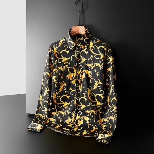 Versace long sleeve shirt men-020(M-XXXXL)