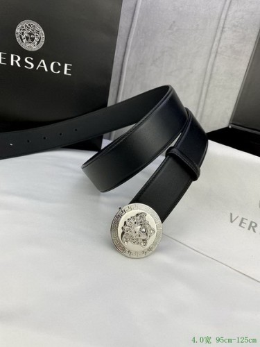 Super Perfect Quality Versace Belts(100% Genuine Leather,Steel Buckle)-534