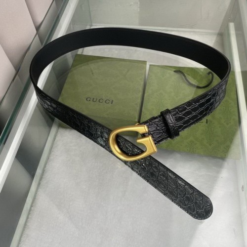 Super Perfect Quality G Belts(100% Genuine Leather,steel Buckle)-2947
