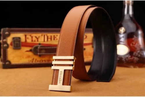 Super Perfect Quality Hermes Belts(100% Genuine Leather,Reversible Steel Buckle)-018