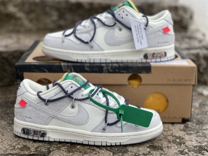 Authentic OFF-WHITE x Nike Dunk Low “The 50” DJ0950 115