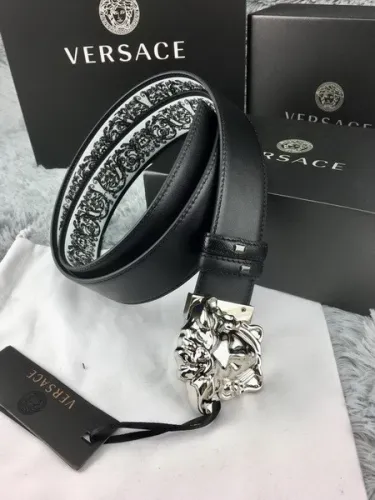 Super Perfect Quality Versace Belts(100% Genuine Leather,Steel Buckle)-276