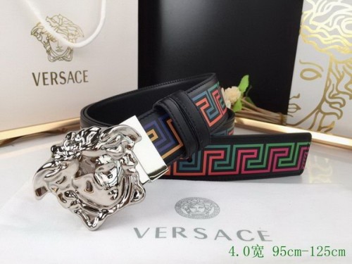 Super Perfect Quality Versace Belts(100% Genuine Leather,Steel Buckle)-458