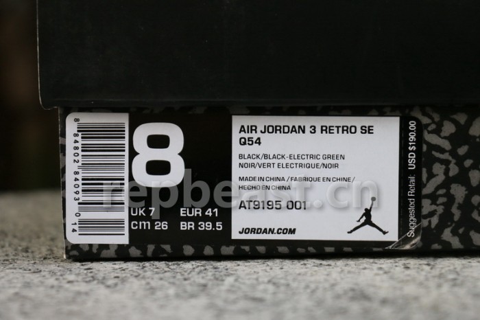Authentic Air Jordan 3 Retro SE Quai 54