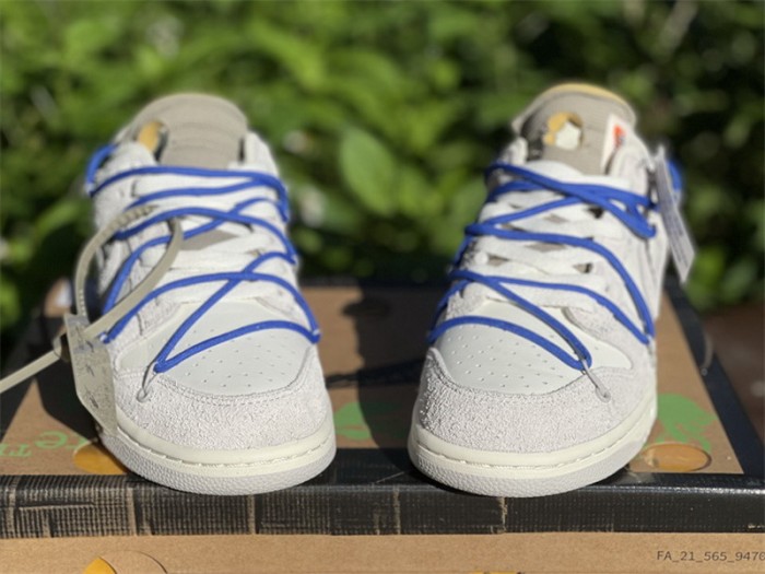 Authentic OFF-WHITE x Nike Dunk Low “The 50”   DJ0950 104